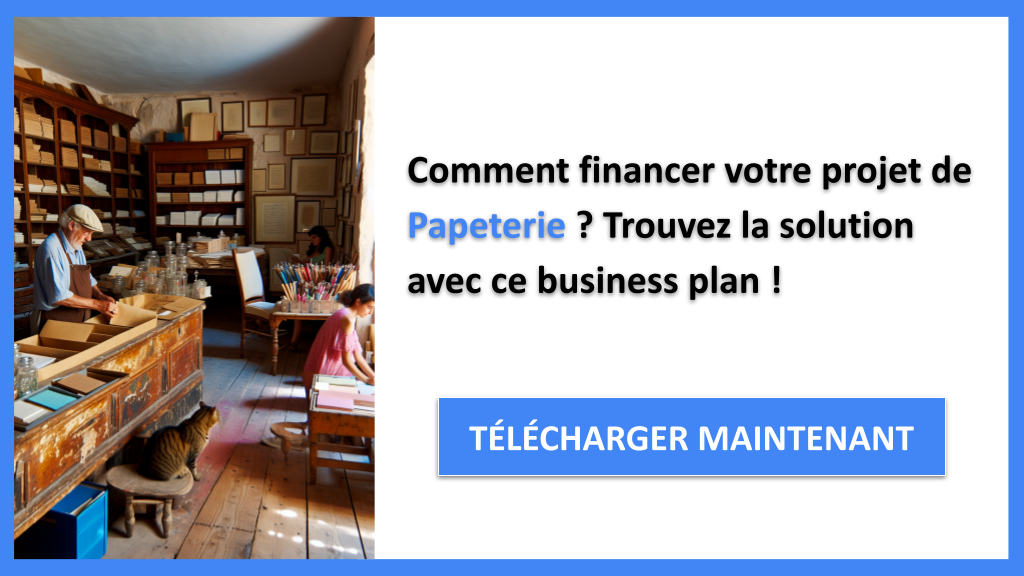 Exemple Business Plan pour Papeterie - Financement Papeterie- CTA1
