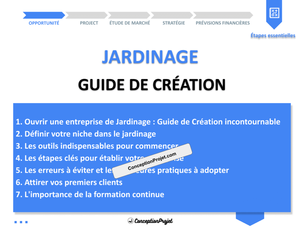 Jardinage Guide de Creation Cover