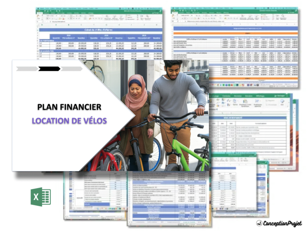 Location de velos Plan financier Exemple Cover