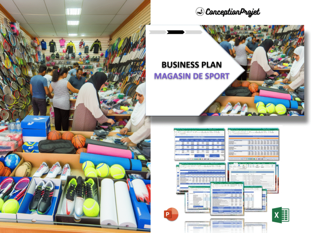 Magasin de Sport Business Plan Exemple Cover