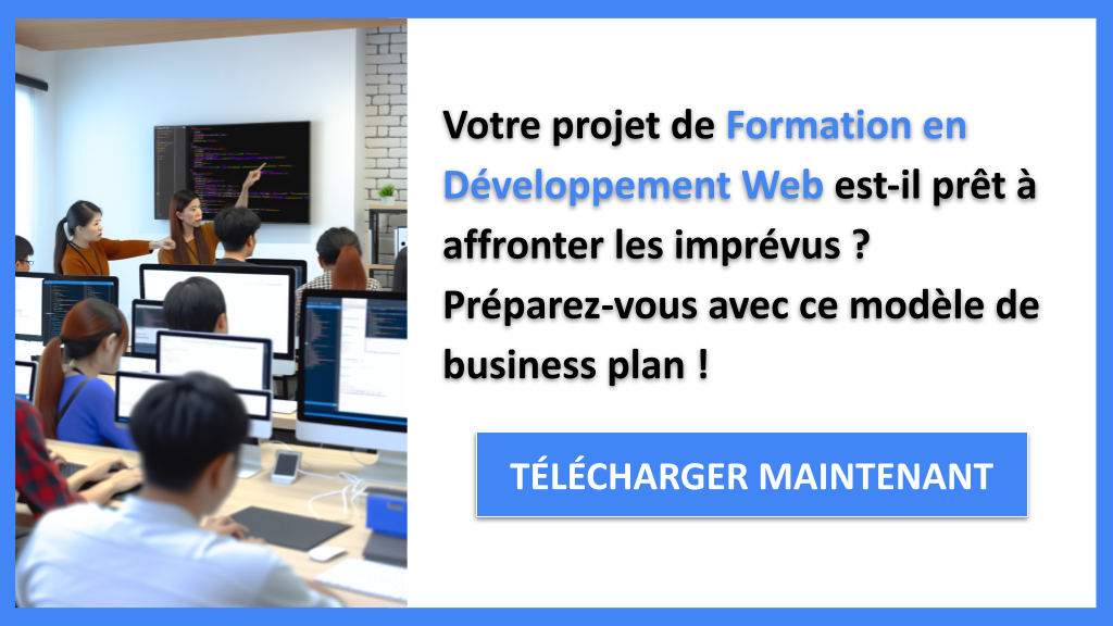 Exemple Business Plan pour Formation en Développement Web - Gestion des Risques Formation en Développement Web- CTA1