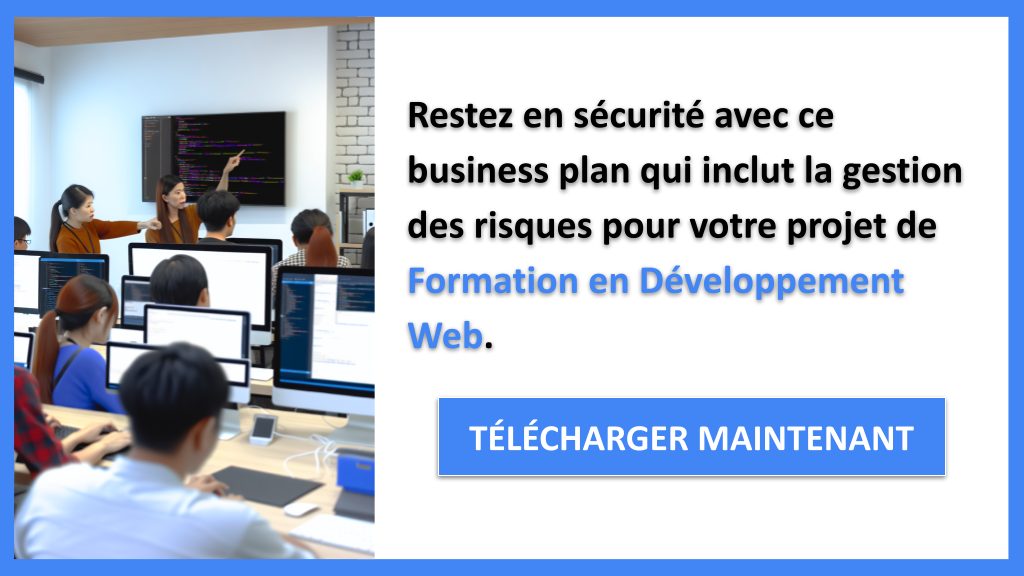 Exemple Business Plan pour Formation en Développement Web - Gestion des Risques Formation en Développement Web- CTA3