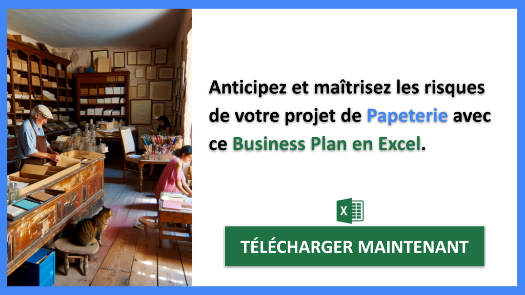 Exemple Business Plan pour Papeterie - Gestion des Risques Papeterie- CTA2