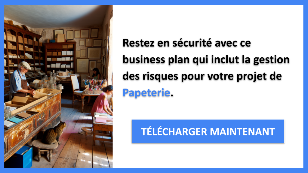 Exemple Business Plan pour Papeterie - Gestion des Risques Papeterie- CTA3