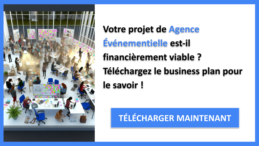 Exemple Business Plan pour Agence Événementielle - Agence événementielle Plan financier Exemple- CTA1