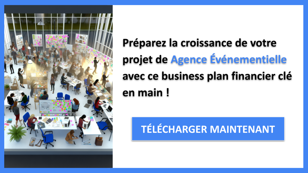 Exemple Business Plan pour Agence Événementielle - Agence événementielle Plan financier Exemple- CTA3