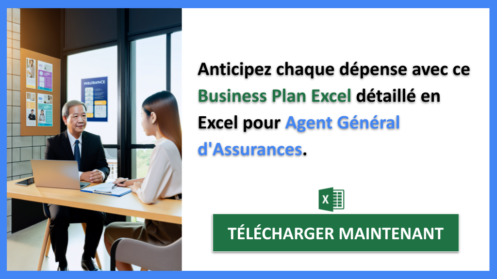 Exemple Business Plan pour Agent Général d'Assurances - Agent général d'assurances Plan financier Exemple- CTA2