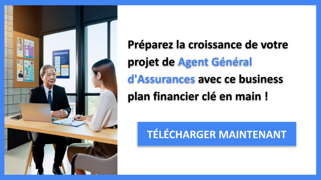 Exemple Business Plan pour Agent Général d'Assurances - Agent général d'assurances Plan financier Exemple- CTA3