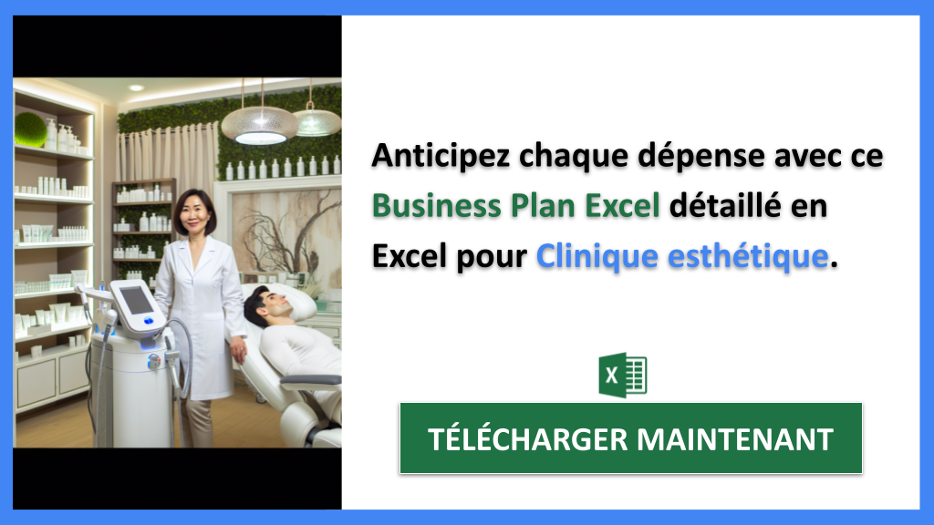 Exemple Business Plan pour Clinique esthétique - Clinique esthétique Prévisionnel financier Exemple- CTA2