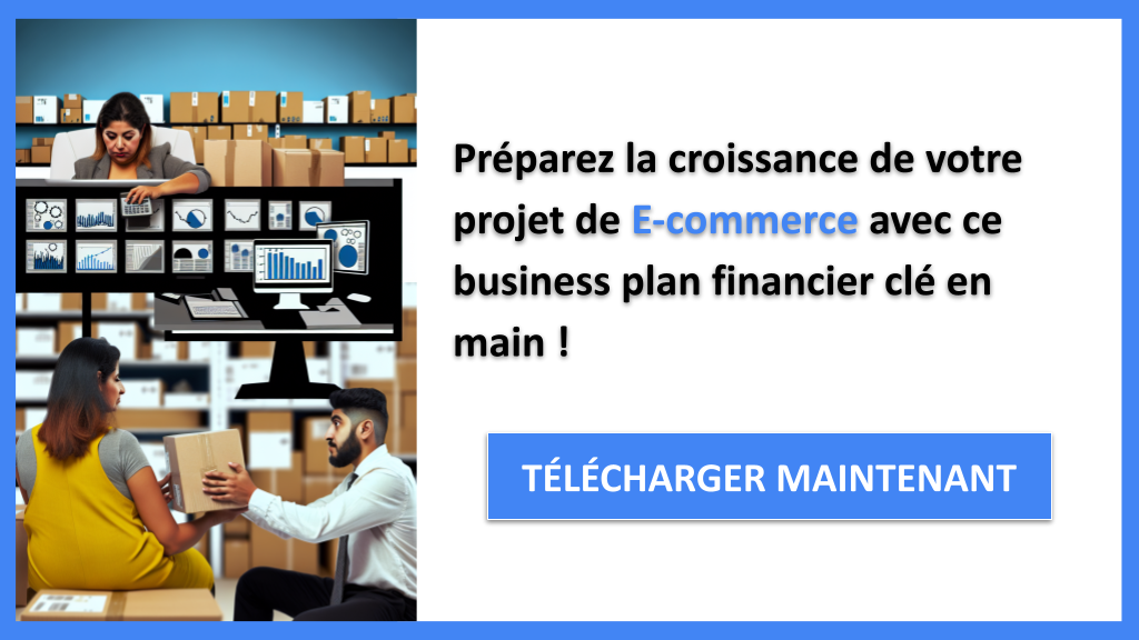 Prévisionnel Financier pour un Site E-commerce : Modèle à Télécharger 8 Exemple Business Plan pour E-commerce - E-commerce Plan financier Exemple- CTA3