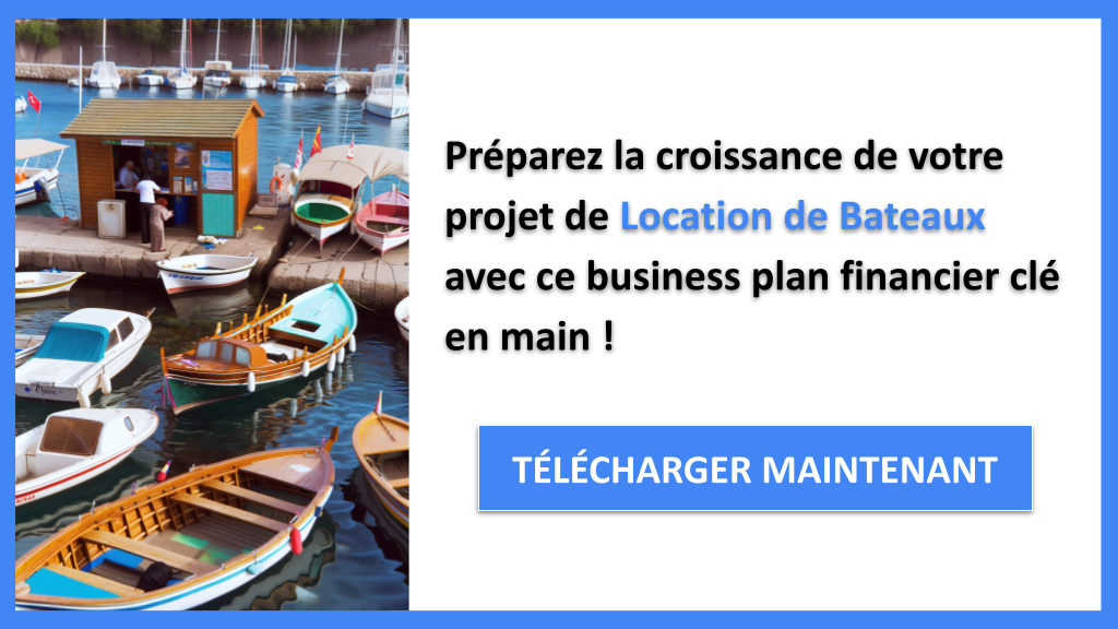 Comment réaliser un Plan Financier pour une Location de Bateaux étape par étape ? 8 Exemple Business Plan pour Location de Bateaux - Location de bateaux Prévisionnel financier Exemple- CTA3
