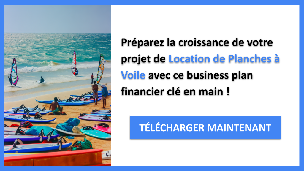 Exemple Business Plan pour Location de Planches à Voile - Location de planches à voile Plan financier Exemple- CTA3