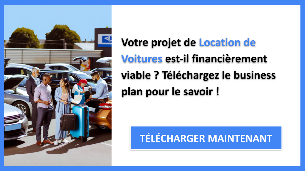 Exemple Business Plan pour Location de Voitures - Location de voitures Plan financier Exemple- CTA1