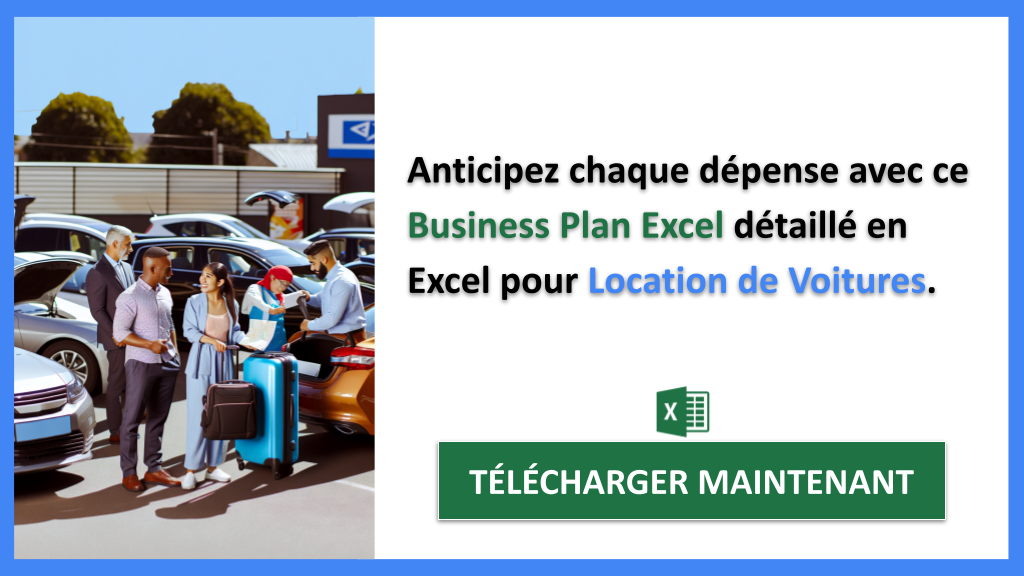 Exemple Business Plan pour Location de Voitures - Location de voitures Plan financier Exemple- CTA2