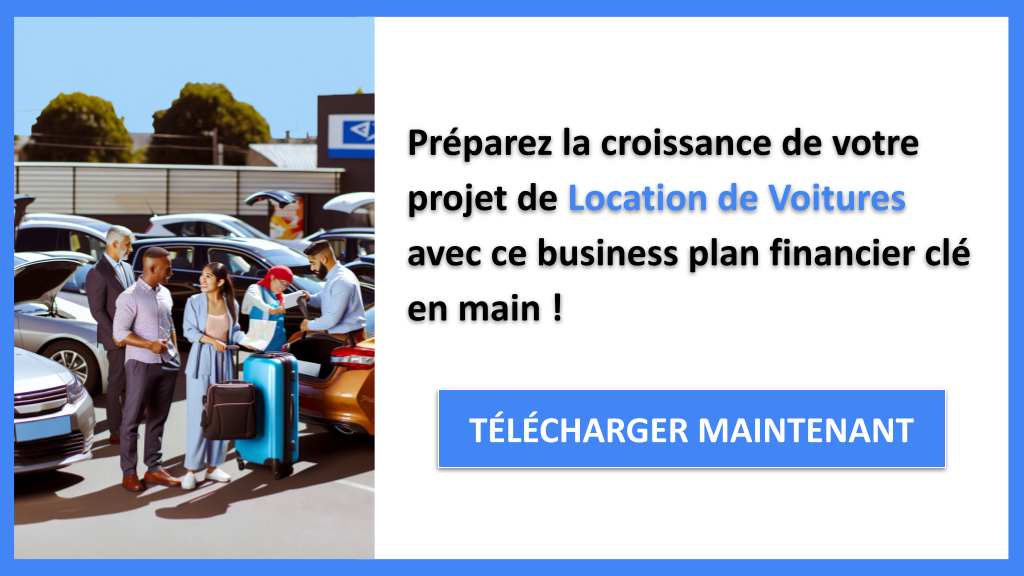 Exemple Business Plan pour Location de Voitures - Location de voitures Plan financier Exemple- CTA3