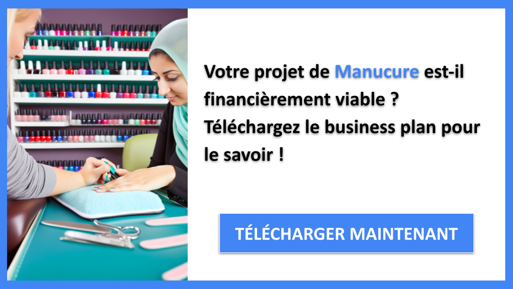 Exemple Business Plan pour Manucure - Manucure Plan Financier Exemple- CTA1