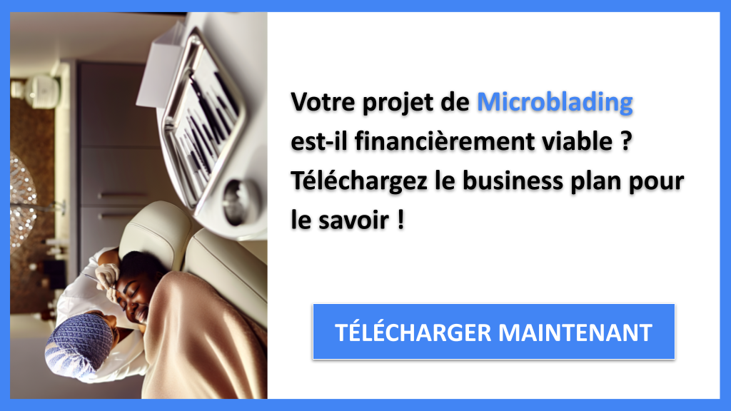 Exemple Business Plan pour Microblading - Microblading Plan financier Exemple- CTA1