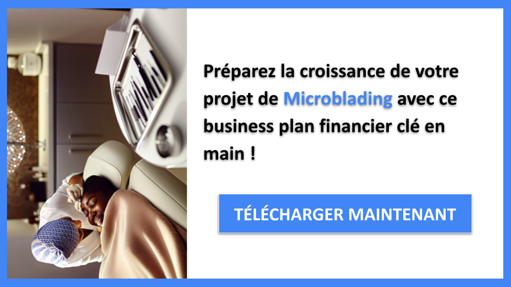 Exemple Business Plan pour Microblading - Microblading Plan financier Exemple- CTA3