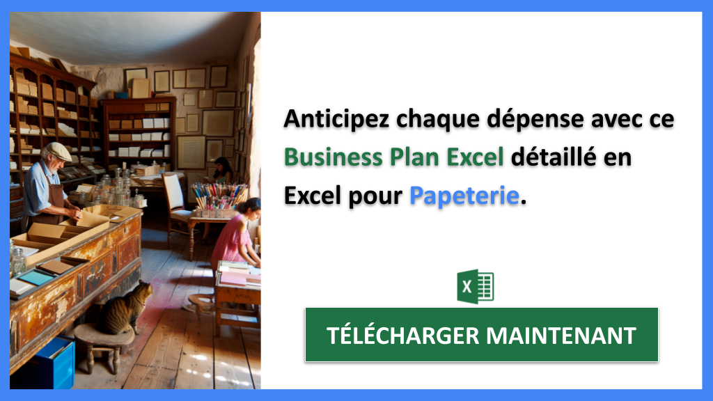 Exemple Business Plan pour Papeterie - Papeterie Plan Financier Exemple- CTA2