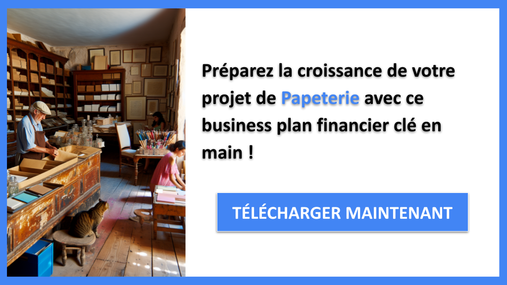 Exemple Business Plan pour Papeterie - Papeterie Plan Financier Exemple- CTA3