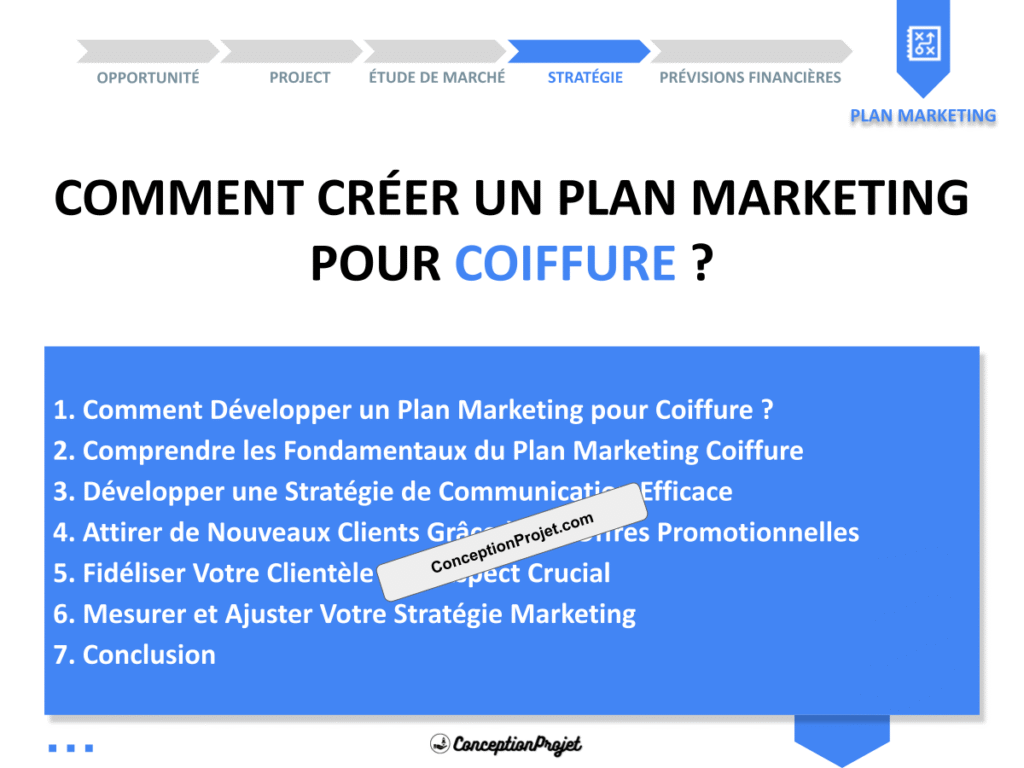 Plan Marketing Coiffure Cover