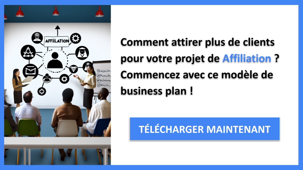 Exemple Business Plan pour Affiliation - Plan Marketing Affiliation- CTA1