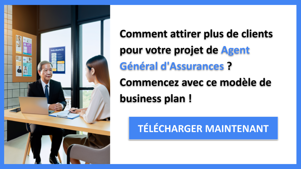 Exemple Business Plan pour Agent Général d'Assurances - Plan Marketing Agent Général d'Assurances- CTA1