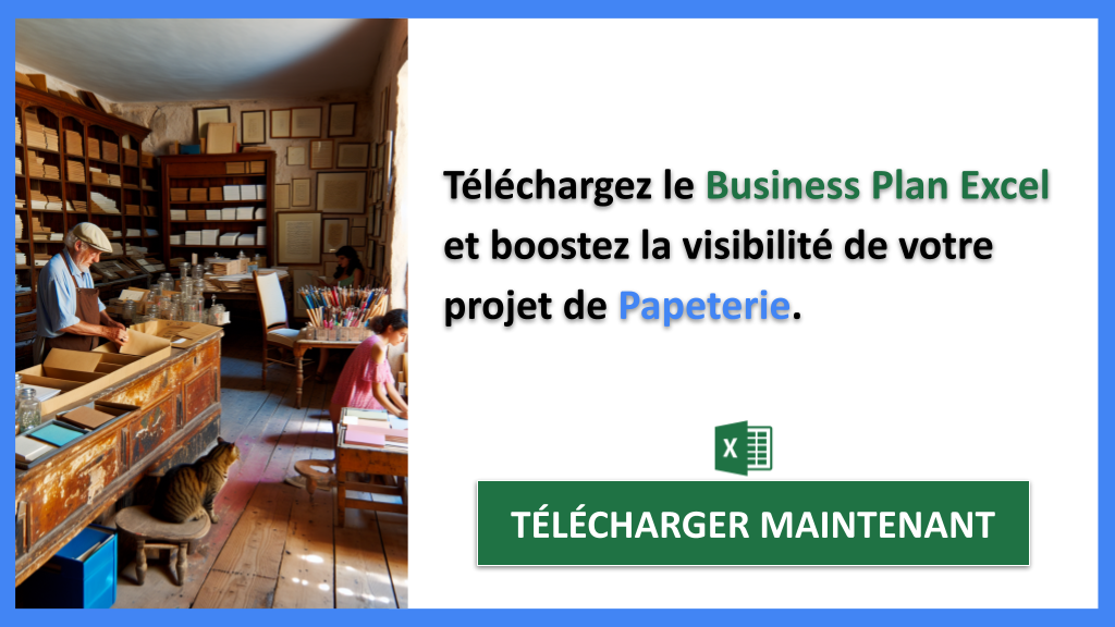 Exemple Business Plan pour Papeterie - Plan Marketing Papeterie- CTA2