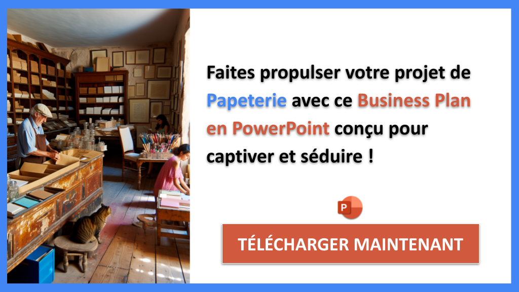 Exemple Business Plan pour Papeterie - Plan Marketing Papeterie- CTA3