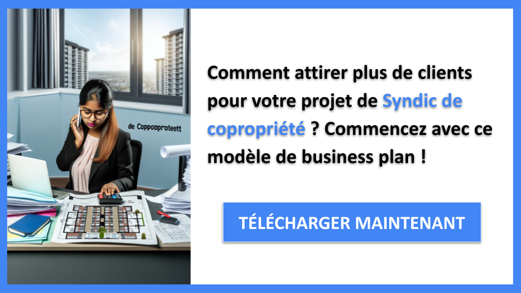 Exemple Business Plan pour Syndic de copropriété - Plan Marketing Syndic de Copropriété- CTA1