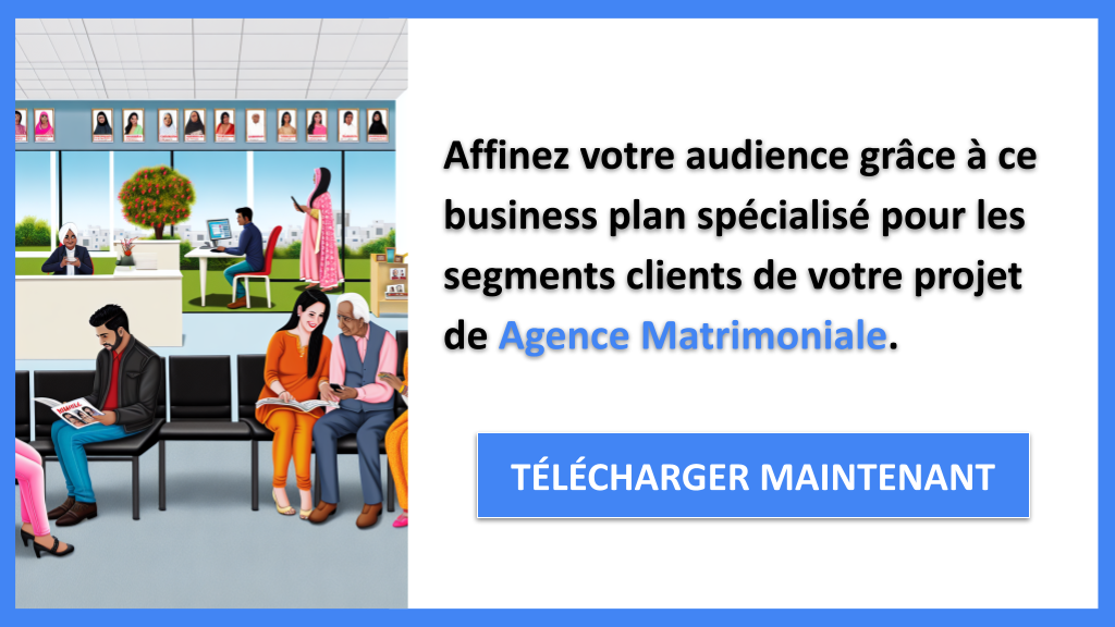 Exemple Business Plan pour Agence Matrimoniale - Segments Clients Agence Matrimoniale- CTA2