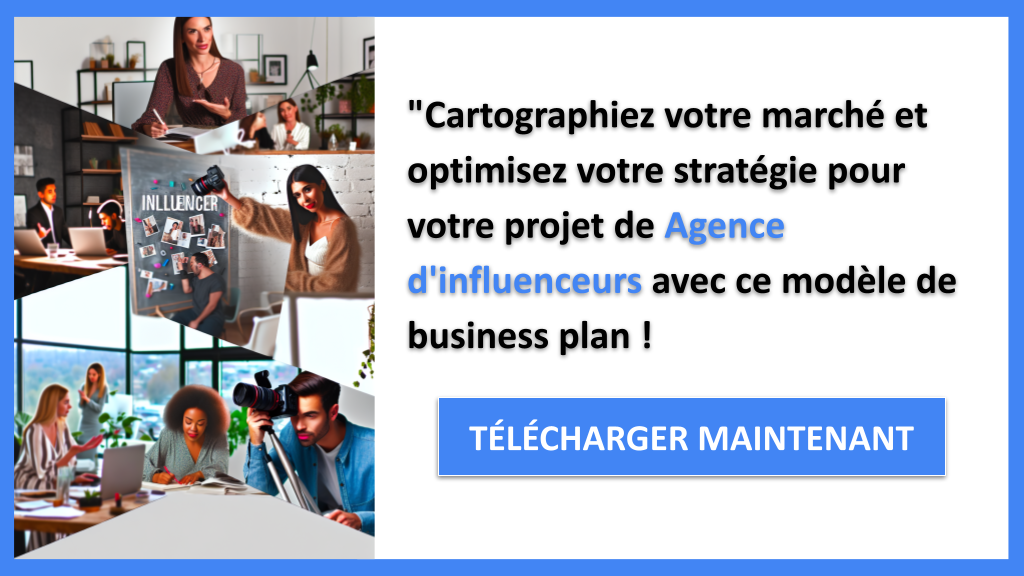 Exemple Business Plan pour Agence d'influenceurs - Segments Clients Agence d'influenceurs- CTA3