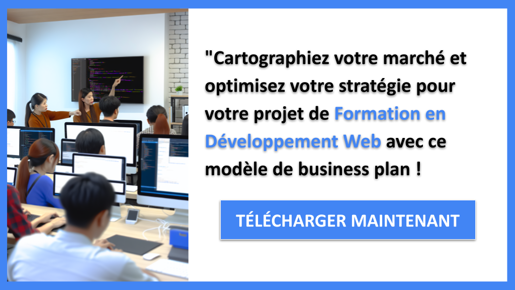 Exemple Business Plan pour Formation en Développement Web - Segments Clients Formation en Développement Web- CTA3
