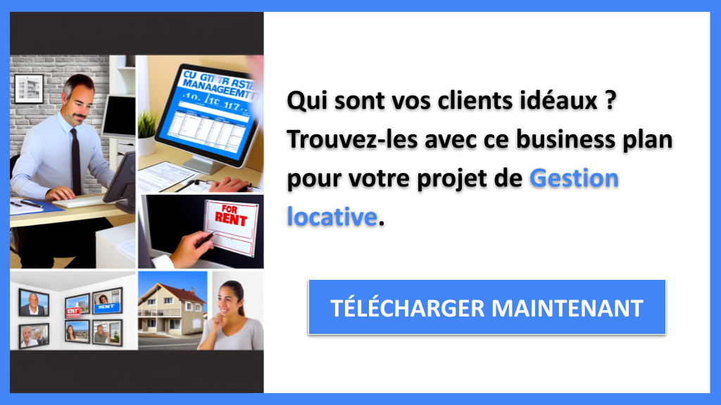 Exemple Business Plan pour Gestion locative - Segments Clients Gestion locative- CTA1