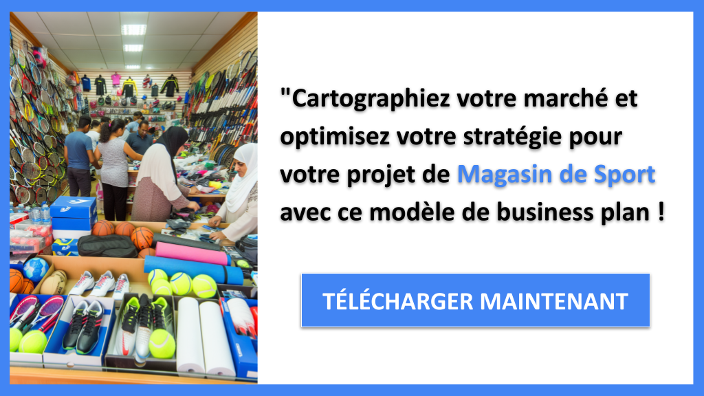 Exemple Business Plan pour Magasin de Sport - Segments Clients Magasin de Sport- CTA3