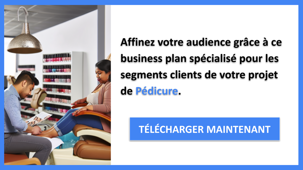 Exemple Business Plan pour Pédicure - Segments Clients Pédicure- CTA2