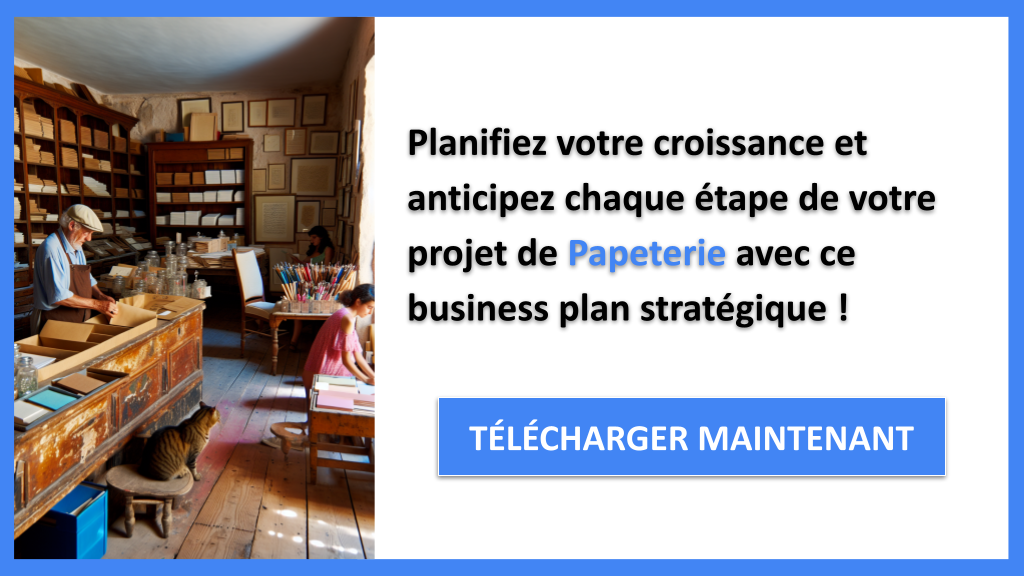 Exemple Business Plan pour Papeterie - Stratégies de Croissance Papeterie- CTA3