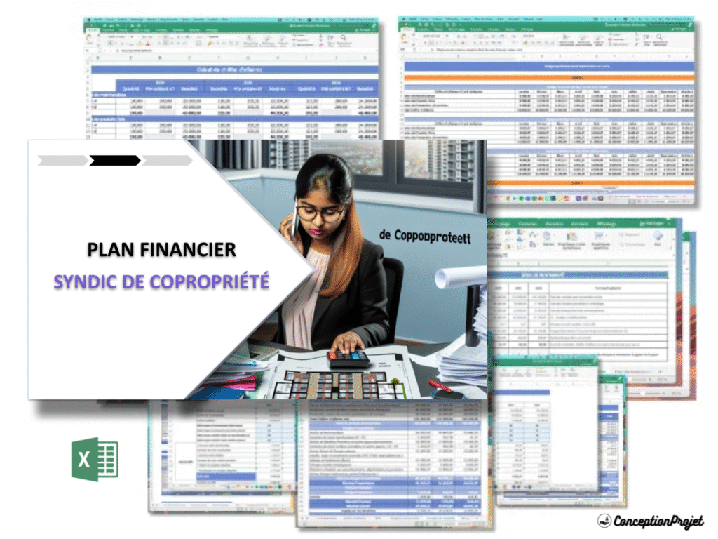 Syndic de copropriete Plan financier Exemple Cover