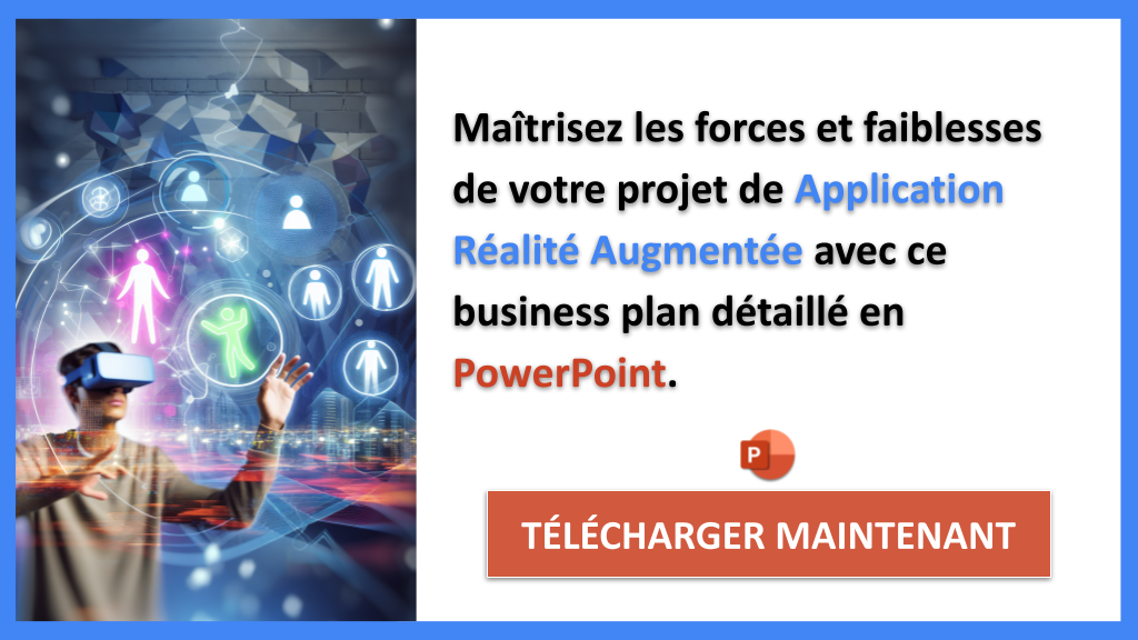 Exemple Business Plan pour Application Réalité Augmentée - Exemple Analyse SWOT Application Réalité Augmentée- CTA2