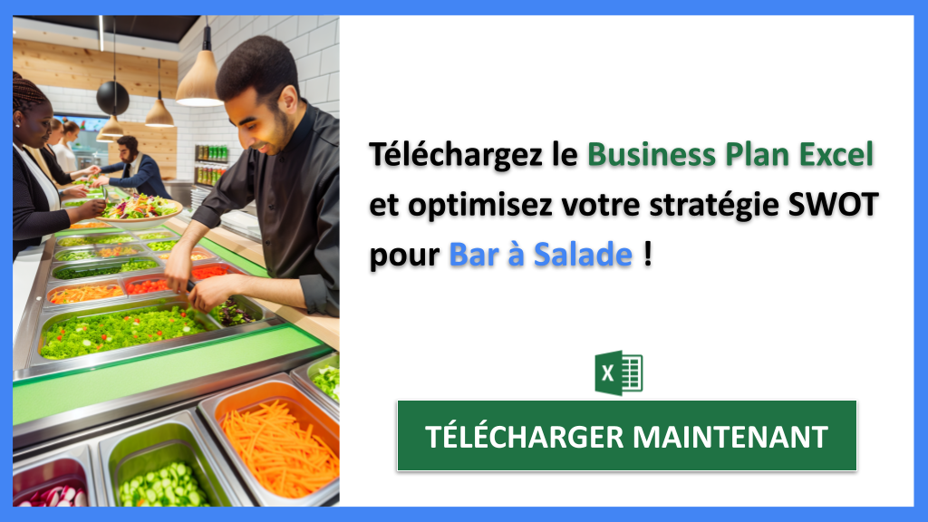 Exemple Business Plan pour Bar à Salade - Exemple Analyse SWOT Bar à Salade- CTA3