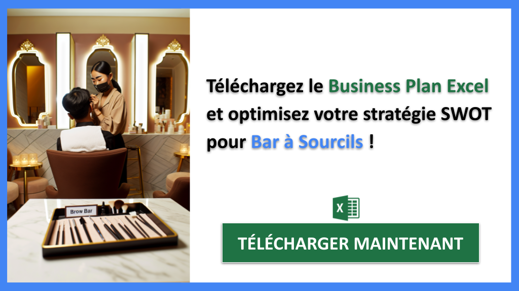 Exemple Business Plan pour Bar à Sourcils - Exemple Analyse SWOT Bar à Sourcils- CTA3