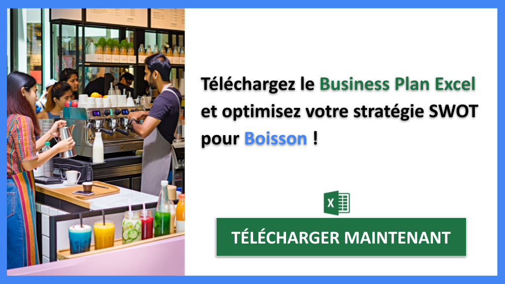 Exemple Business Plan pour Boisson - Exemple Analyse SWOT Boisson- CTA3