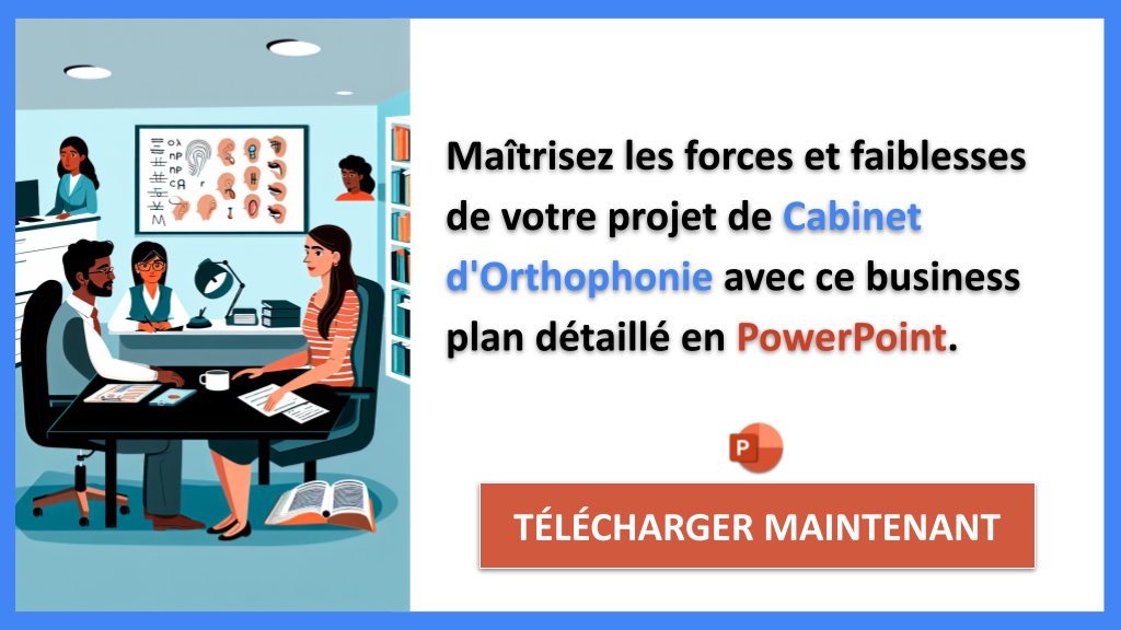 Exemple Business Plan pour Cabinet d'Orthophonie - Exemple Analyse SWOT Cabinet d'Orthophonie- CTA2