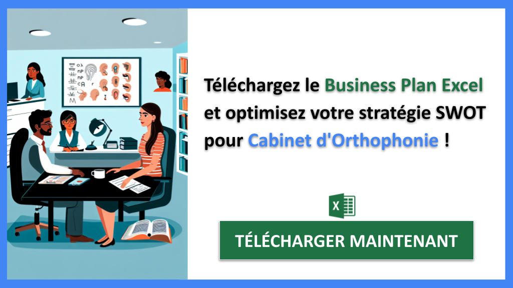 Exemple Business Plan pour Cabinet d'Orthophonie - Exemple Analyse SWOT Cabinet d'Orthophonie- CTA3