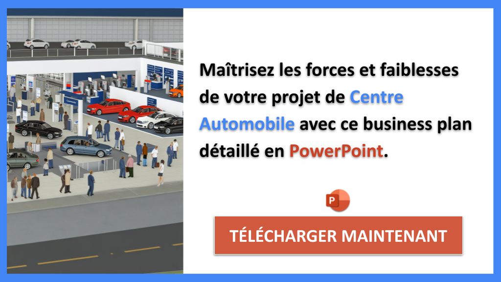Exemple Business Plan pour Centre Automobile - Exemple Analyse SWOT Centre Automobile- CTA2