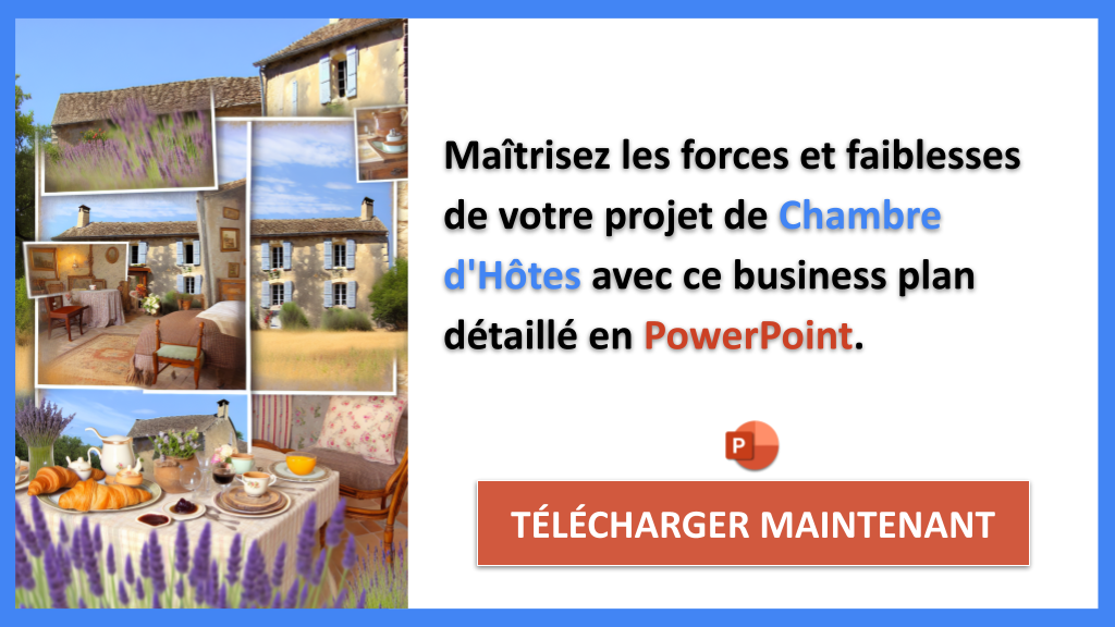 Exemple Business Plan pour Chambre d'Hôtes - Exemple Analyse SWOT Chambre d'Hôtes- CTA2