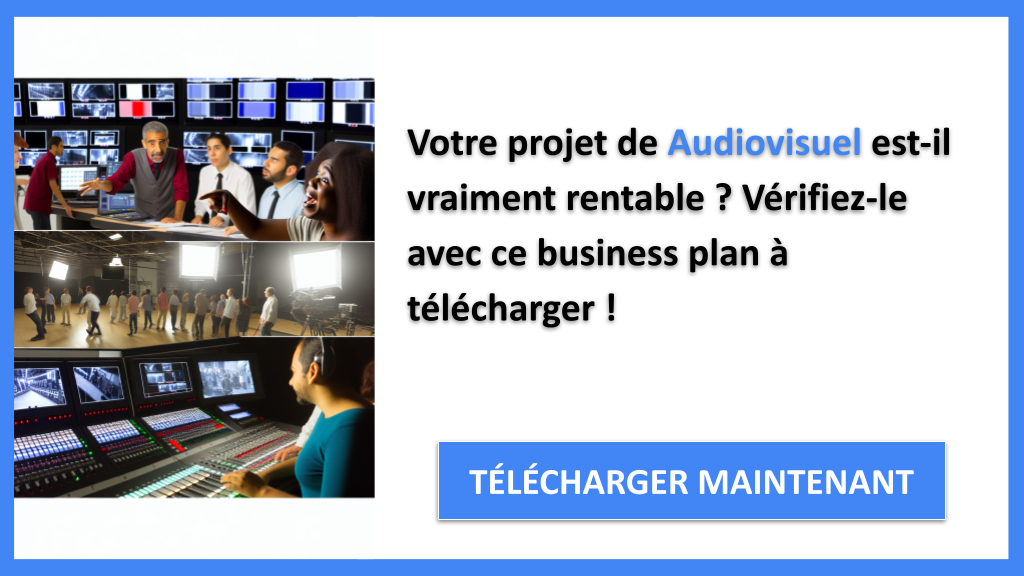 Exemple Business Plan pour Audiovisuel - Audiovisuel Revenus Rentabilité- CTA1