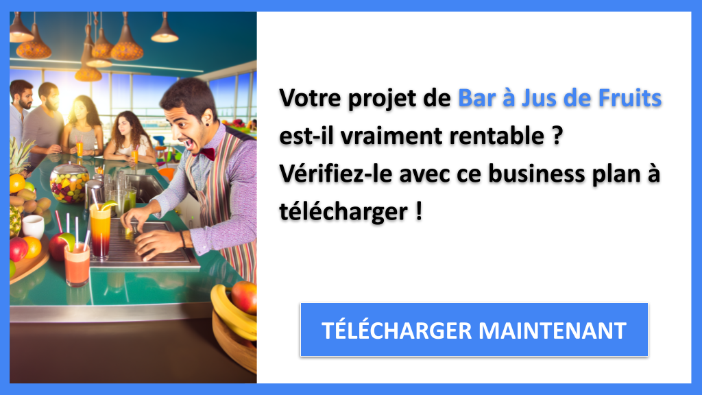 Exemple Business Plan pour Bar à Jus de Fruits - Bar à Jus de Fruits Revenus Rentabilité- CTA1