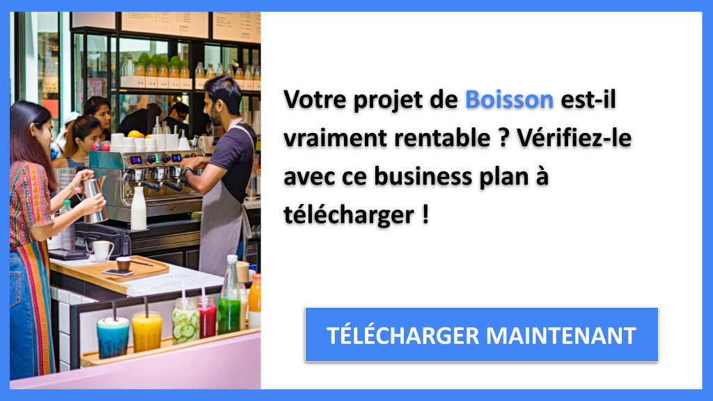 Exemple Business Plan pour Boisson - Boisson Revenus Rentabilité- CTA1