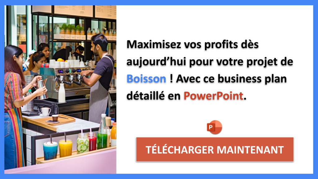 Exemple Business Plan pour Boisson - Boisson Revenus Rentabilité- CTA3